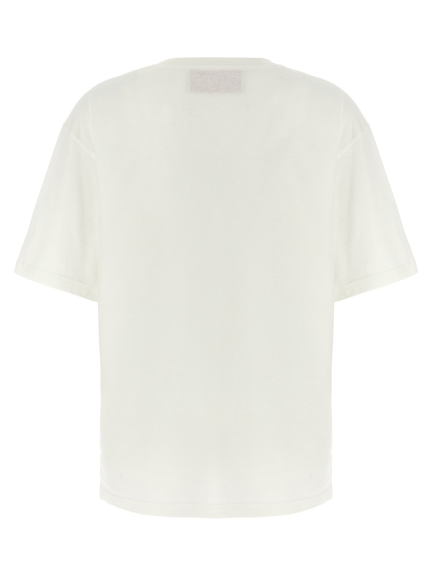 T-Shirt by Valentino Garavani for women in cotton bicolour, black, white & print features an edgy silhouette, meticulously detailed with a sophisticated and crew neckline for a truly edgy finish.