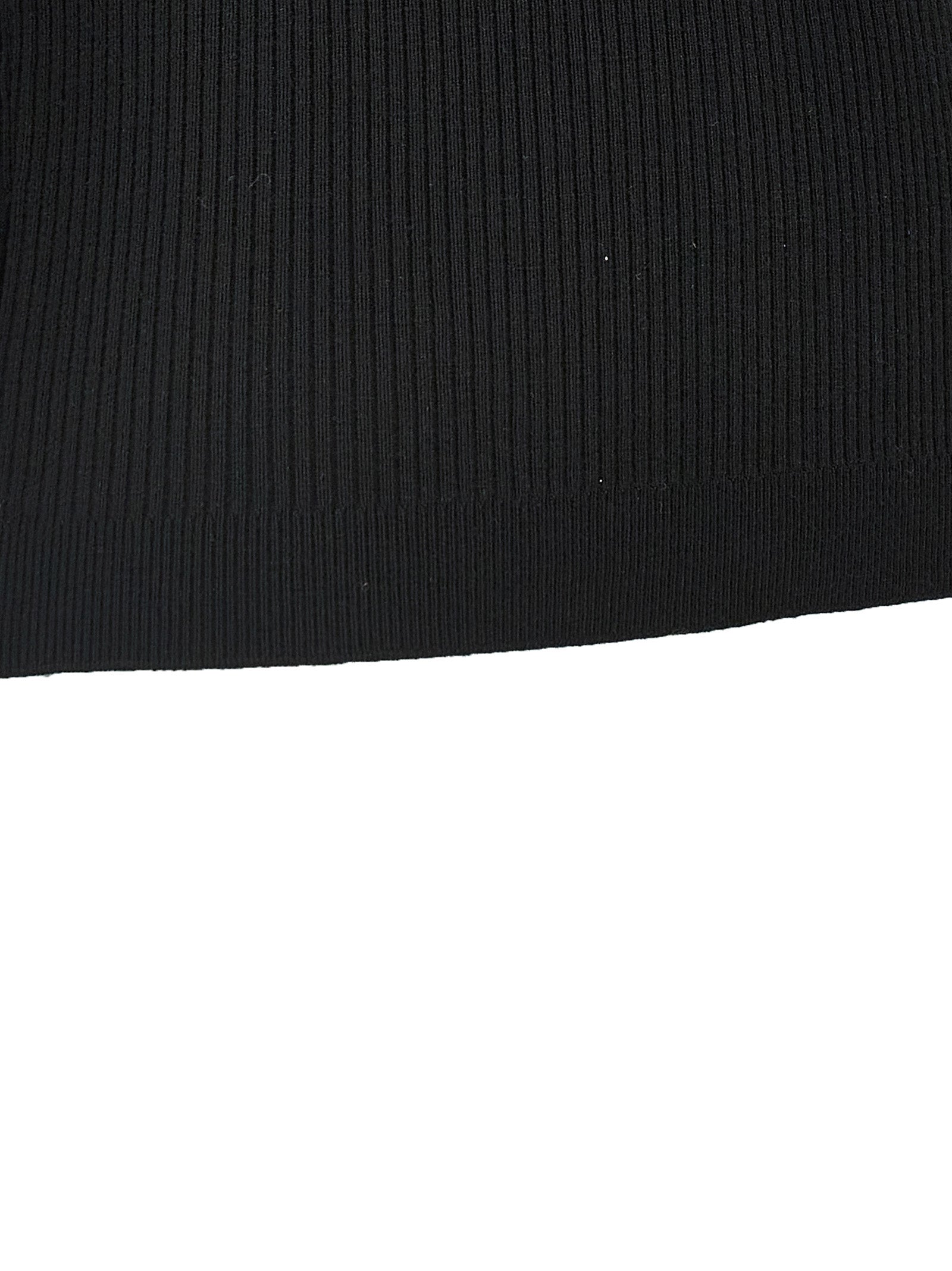 T-Shirt by Alessandra Rich for women in cashmere black showcases a chic silhouette, artfully detailed with a chic and for a chic finish.