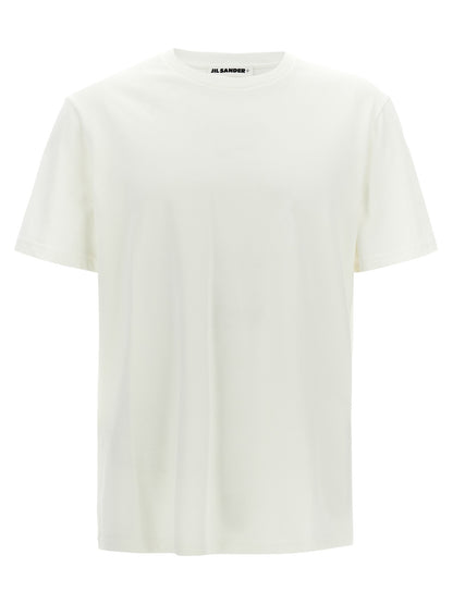 Jil Sander White Cotton T-Shirt
