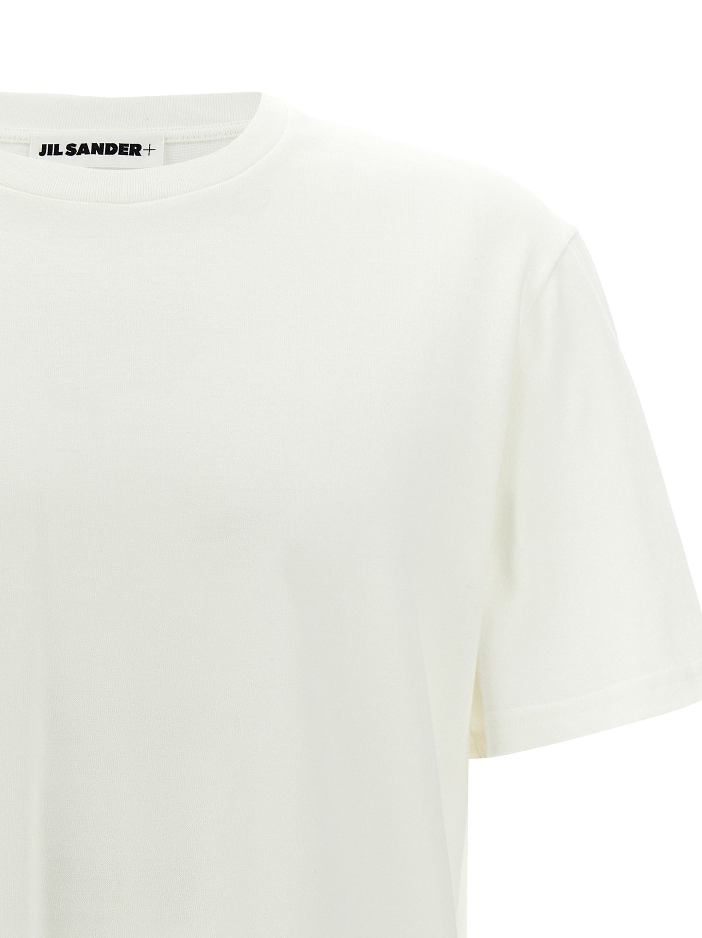 Jil Sander White Cotton T-Shirt