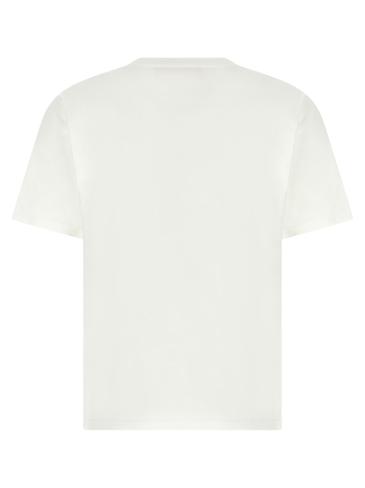 T-Shirt by Valentino Garavani for men in cotton bicolour, black, white & print showcases a dramatic silhouette, elegantly detailed with a dramatic crew neckline and for a truly dramatic finish.