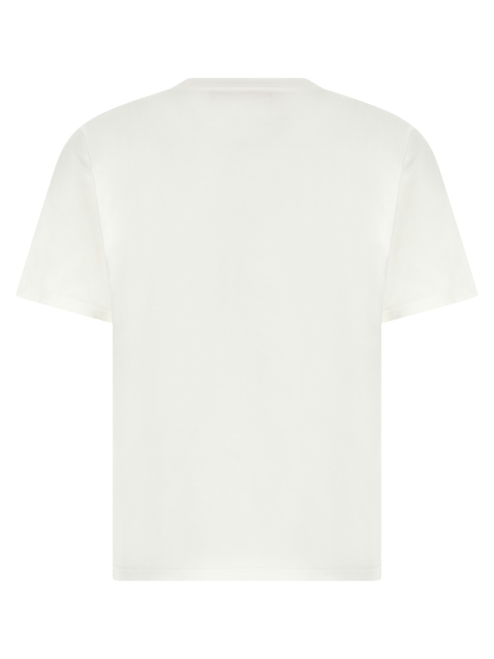 T-Shirt by Valentino Garavani for men in cotton bicolour, black, white & print showcases a dramatic silhouette, elegantly detailed with a dramatic crew neckline and for a truly dramatic finish.