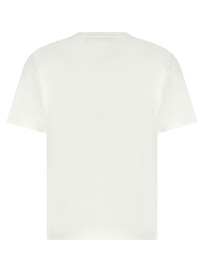 T-Shirt by Valentino Garavani for men in cotton bicolour, black, white & print showcases a dramatic silhouette, elegantly detailed with a dramatic crew neckline and for a truly dramatic finish.