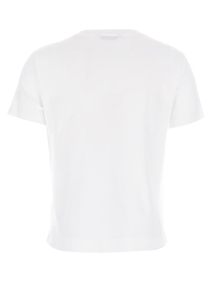 T-Shirt by Max Mara for women in cotton white showcases a chic silhouette, artfully detailed with a chic and for a chic finish.