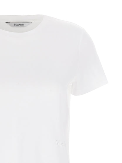 T-Shirt by Max Mara for women in cotton white features an on trend silhouette, perfectly showcasing a on trend and for an elevated aesthetic.