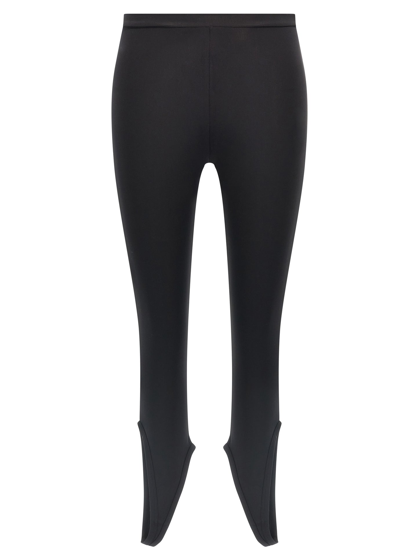 Activewear Leggings by Courrèges for women in stretch polyamide black features a athletic leggings and with a long cut, showcasing technical for a athletic finish.