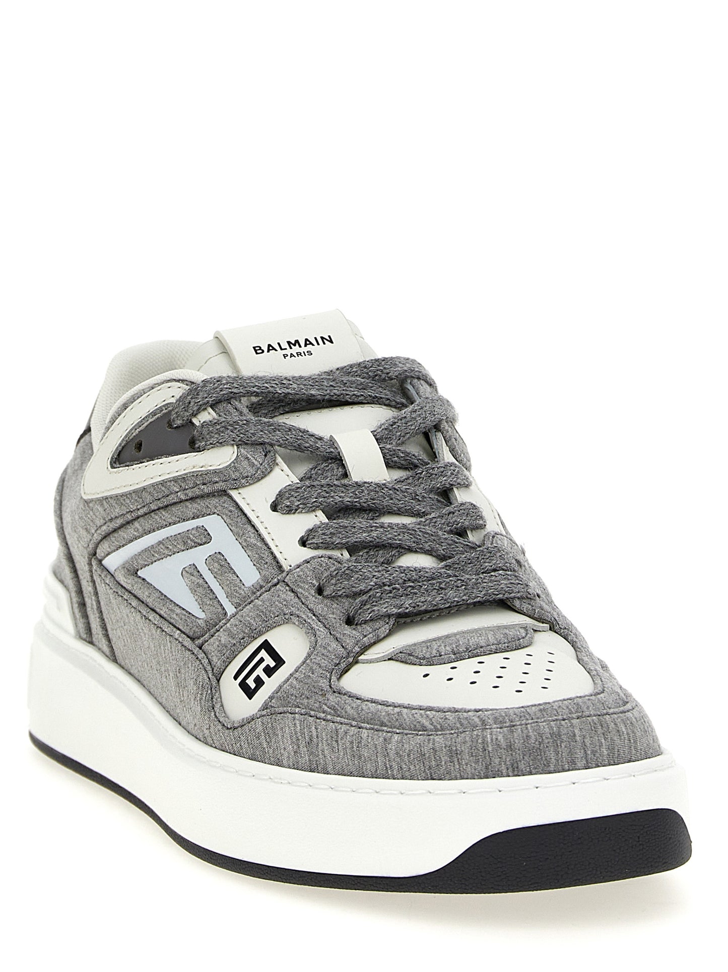 Athletic Sneakers by Balmain for men in rayon polyester polyurethane leather multicolor features an effortless chic silhouette, showcasing the signature skater style of the Men's Skater Rayon Polyester Polyurethane Leather Athletic Sneakers collection with a truly effortless chic finish.
