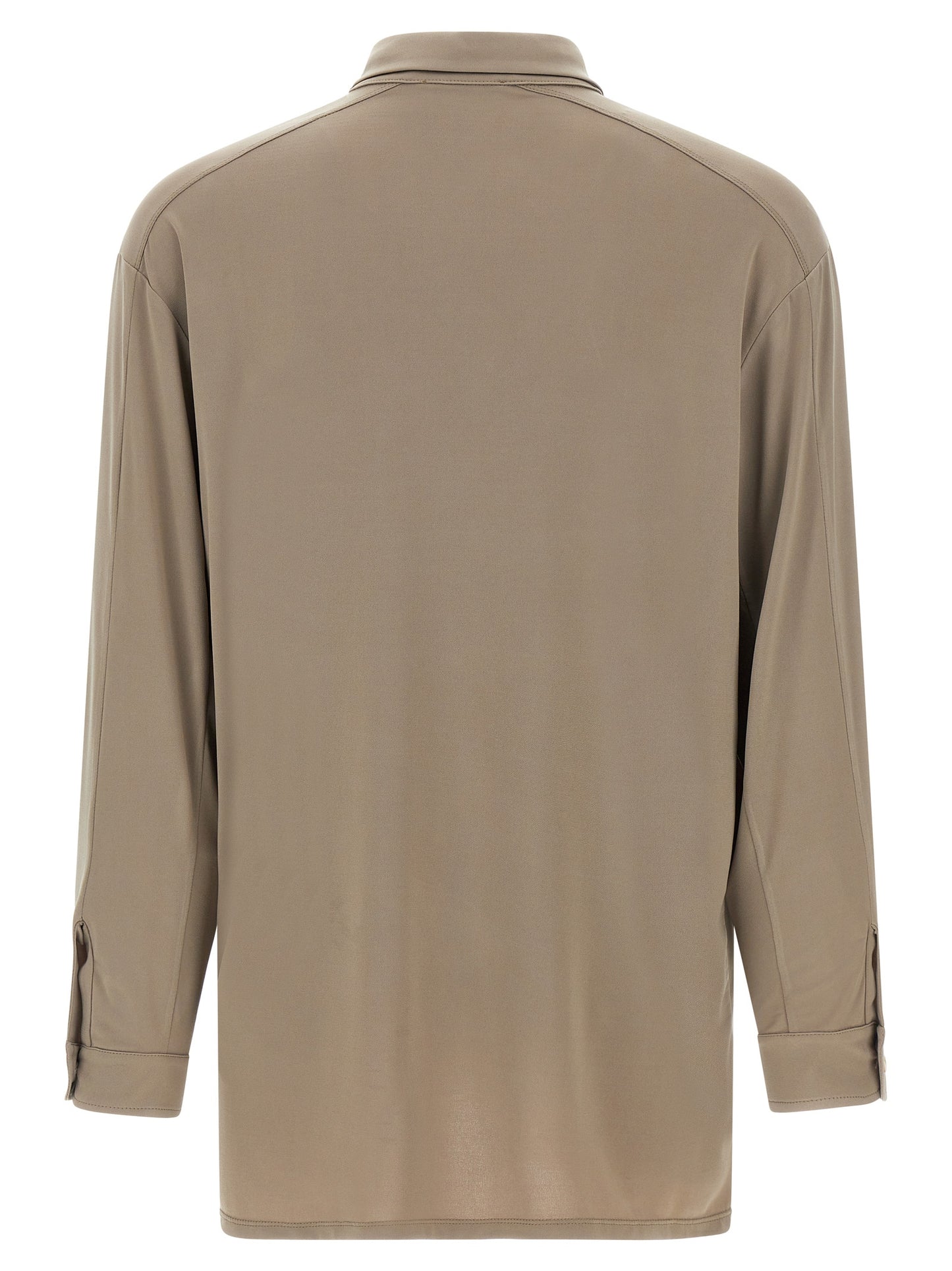 Shirt by Magliano for men in stretch polyester gray presents a discerning silhouette, showcasing a sophisticated and for a truly discerning finish.