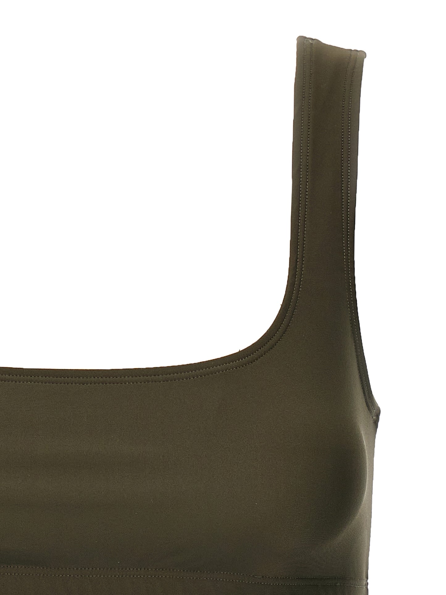 Tank Top by The Andamane for women in stretch polyamide brown showcases a perennial silhouette, artfully detailed with a design and a perennial .