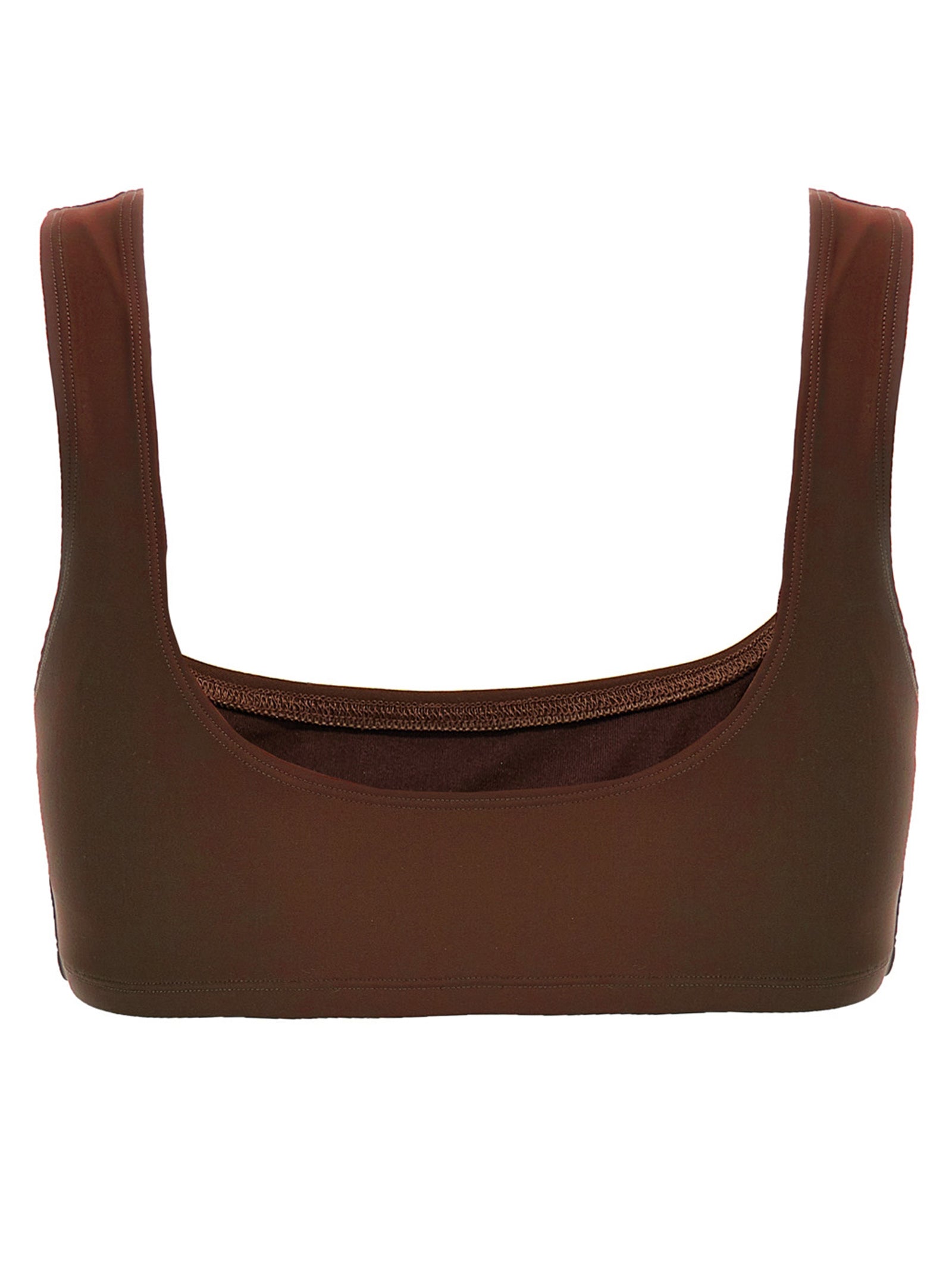 Tank Top by The Andamane for women in lycra polyamide brown presents a uncompromising silhouette, artfully detailed with a uncompromising round neckline and for a sophisticated, uncompromising finish.