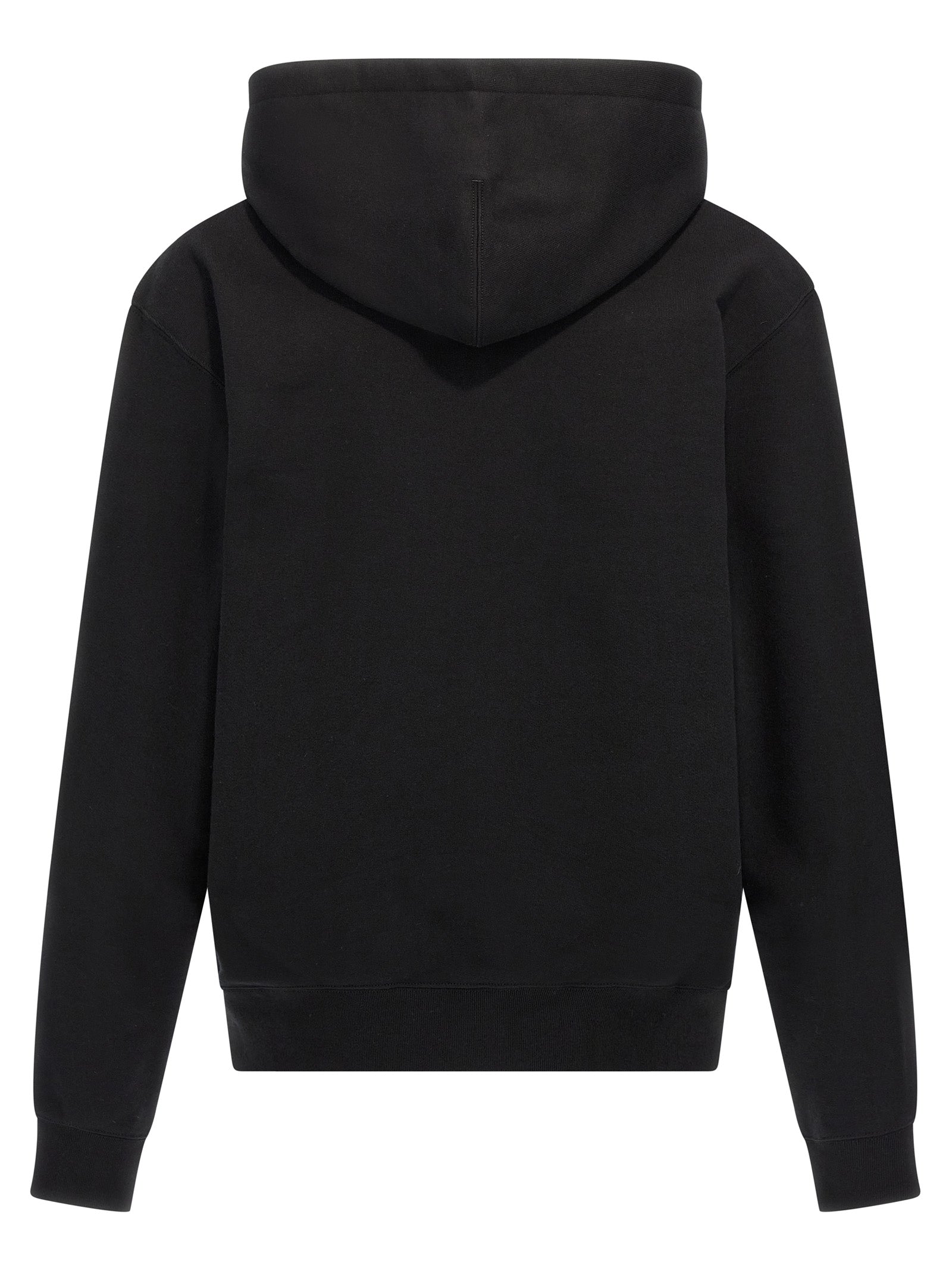 Sweatshirt Hoodie by Jil Sander for men in cotton black & print features a edgy silhouette, detailed with a edgy hooded neckline and for a refined finish.