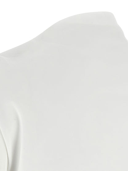 T-Shirt by Armarium for women in stretch cotton white features an on trend silhouette, perfectly showcasing a on trend and for an elevated aesthetic.