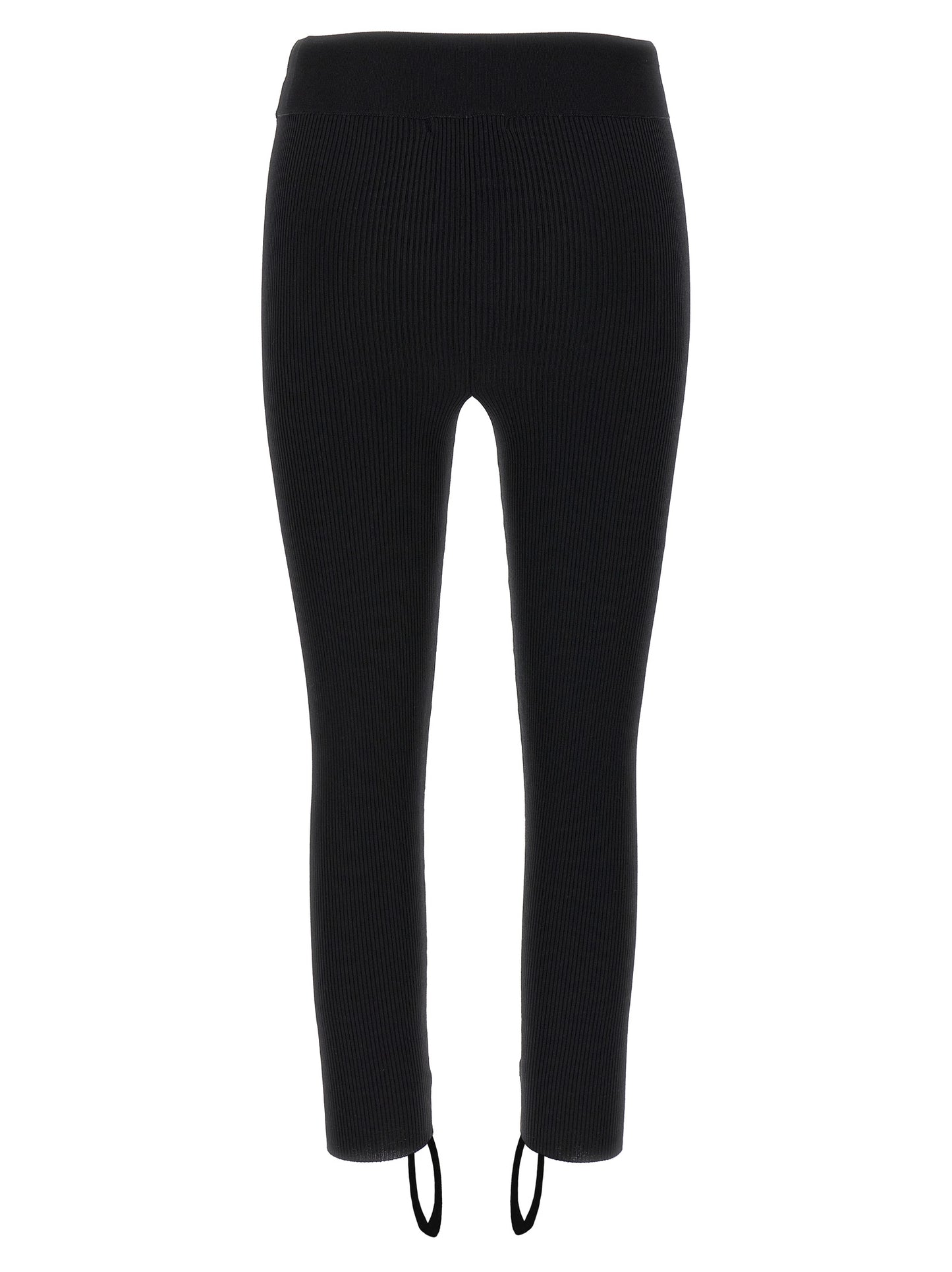 Activewear Leggings by Nensi Dojaka for women in nylon & viscose bicolour, black, white & jacquard features an streamlined leggings and with a long cut, beautifully enhanced by performance-driven .