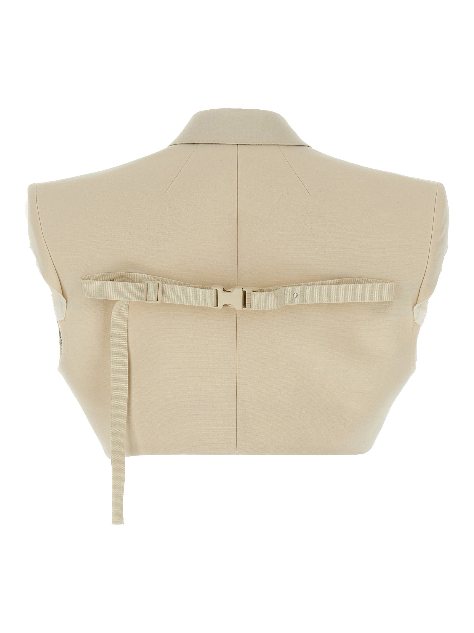 Vest by Rick Owens for women in wool cotton beige features a enviable silhouette, elegantly detailed with a enviable and functional insulated for a enviable finish.