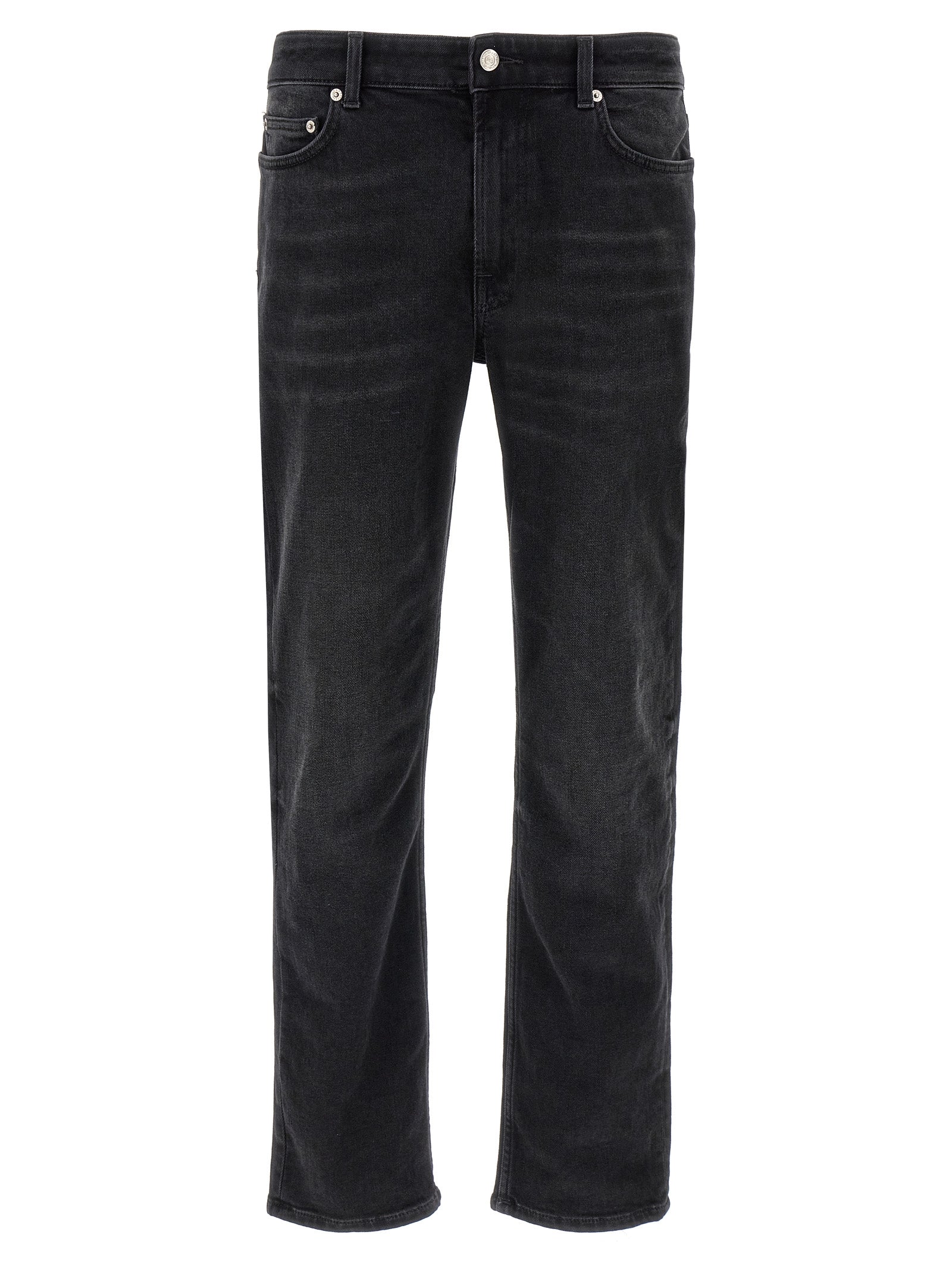 Jeans by Department 5 for men in stretch denim cotton black features an refined tailoring silhouette, showcasing a premium with a and long cut for a refined tailoring look.