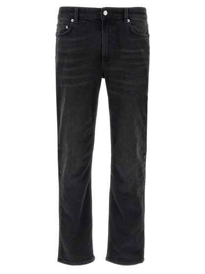 Jeans by Department 5 for men in stretch denim cotton black features an refined tailoring silhouette, showcasing a premium with a and long cut for a refined tailoring look.