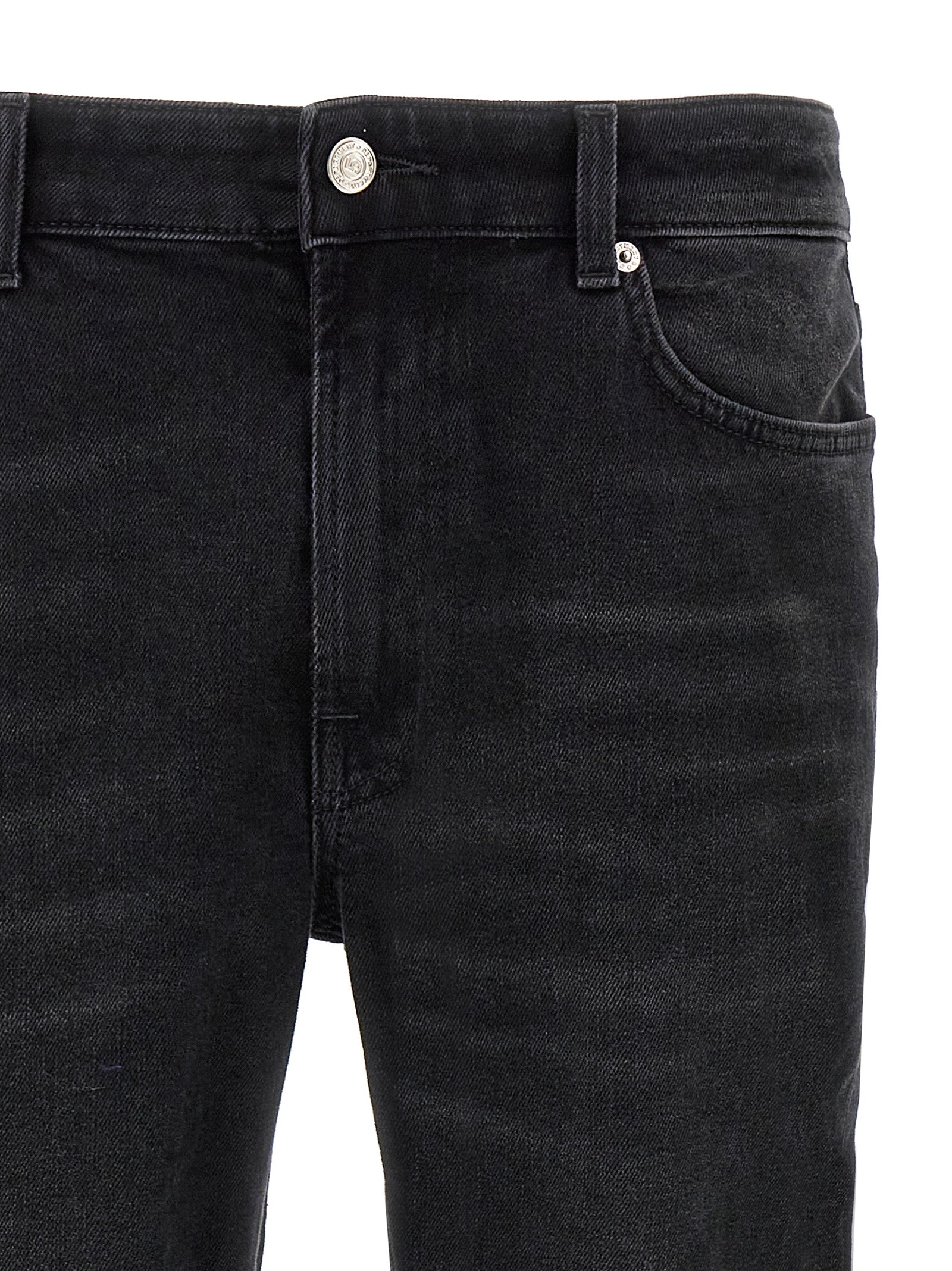 Jeans by Department 5 for men in stretch denim cotton black features a refined silhouette with a refined , defined by a and a refined long for a refined finish.