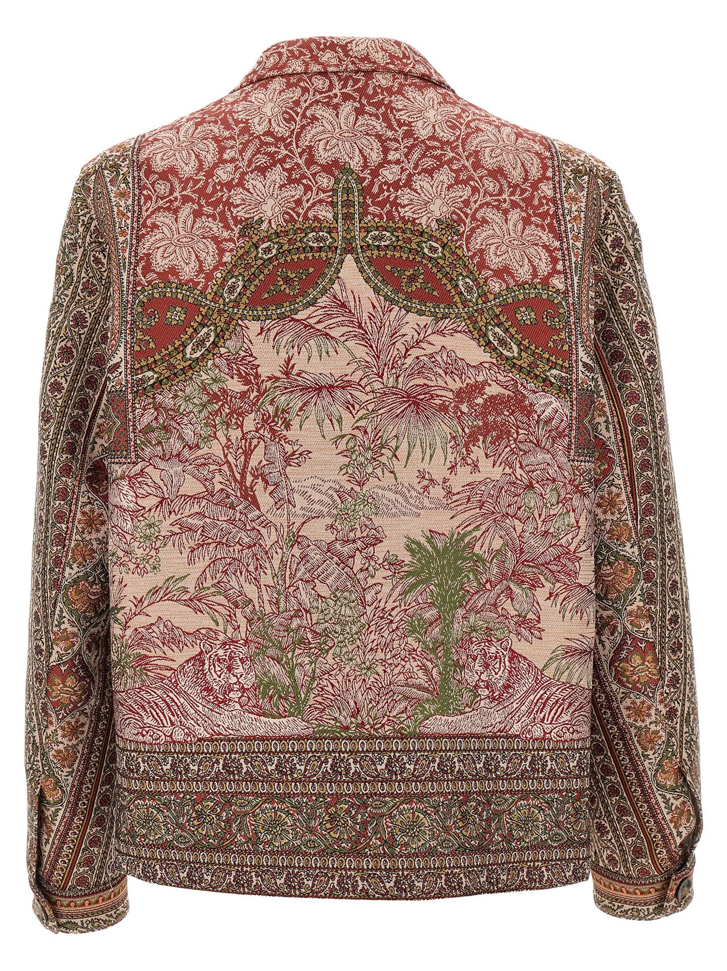 Overshirt by Etro for men in polyester cotton wool multicolor & print presents a discerning silhouette, showcasing a sophisticated and for a truly discerning finish.