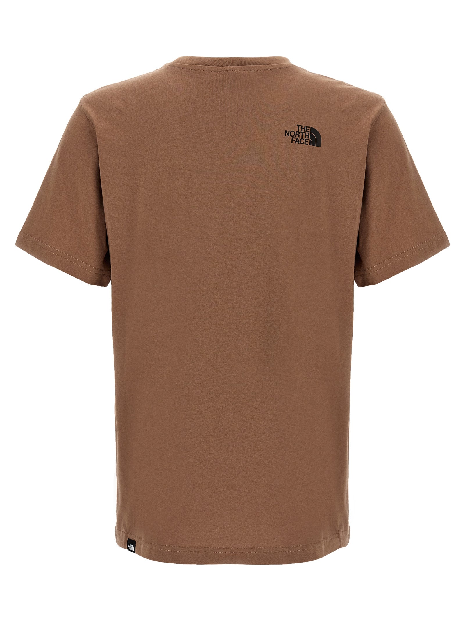 T-Shirt by The North Face for men in cotton polyester brown & print showcases a dramatic silhouette, elegantly detailed with a dramatic crew neckline and for a truly dramatic finish.
