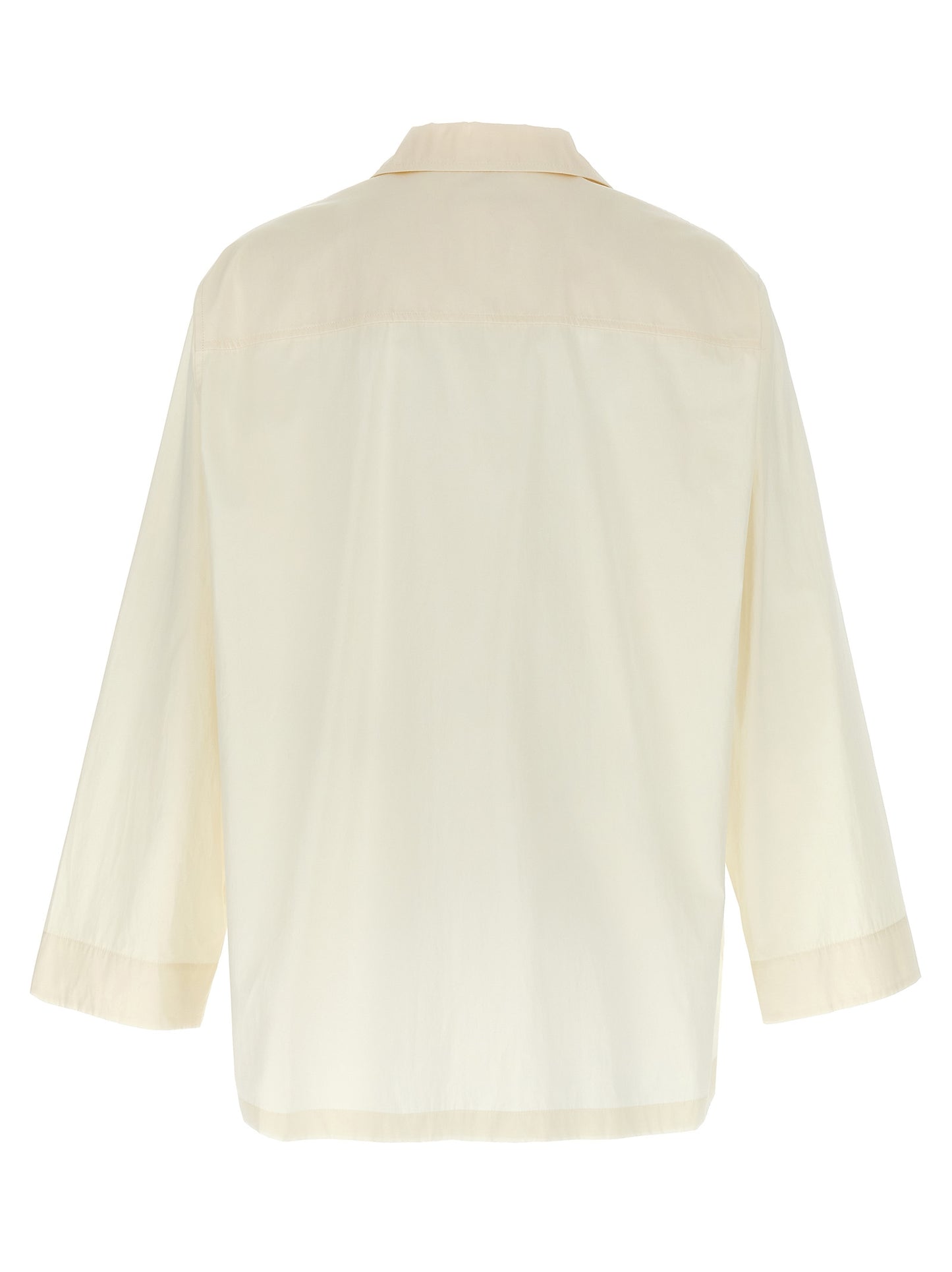Shirt by Jil Sander for men in cotton white, featuring a nuanced and nuanced for a sophisticated finish.