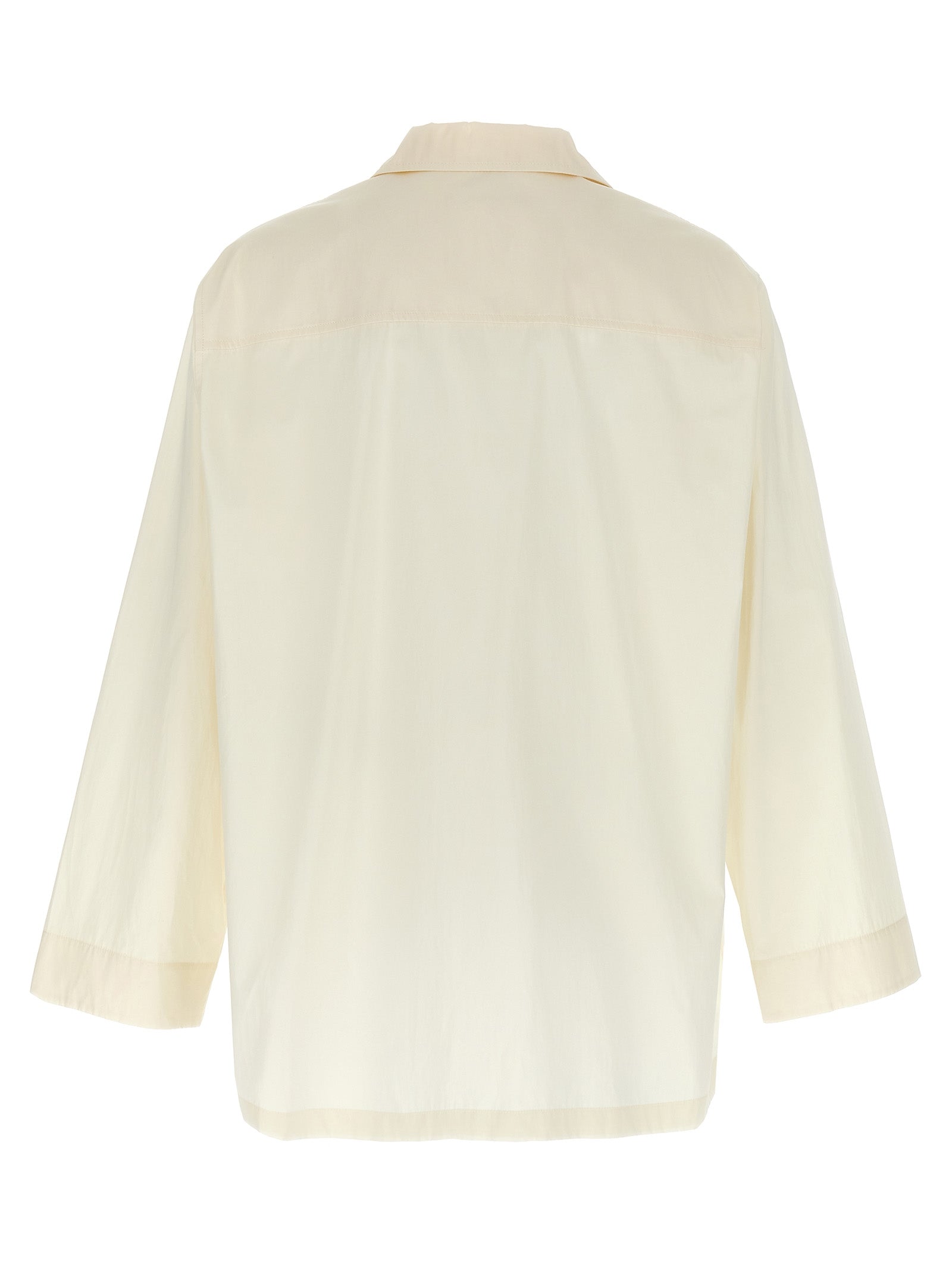 Shirt by Jil Sander for men in cotton white, featuring a nuanced and nuanced for a sophisticated finish.