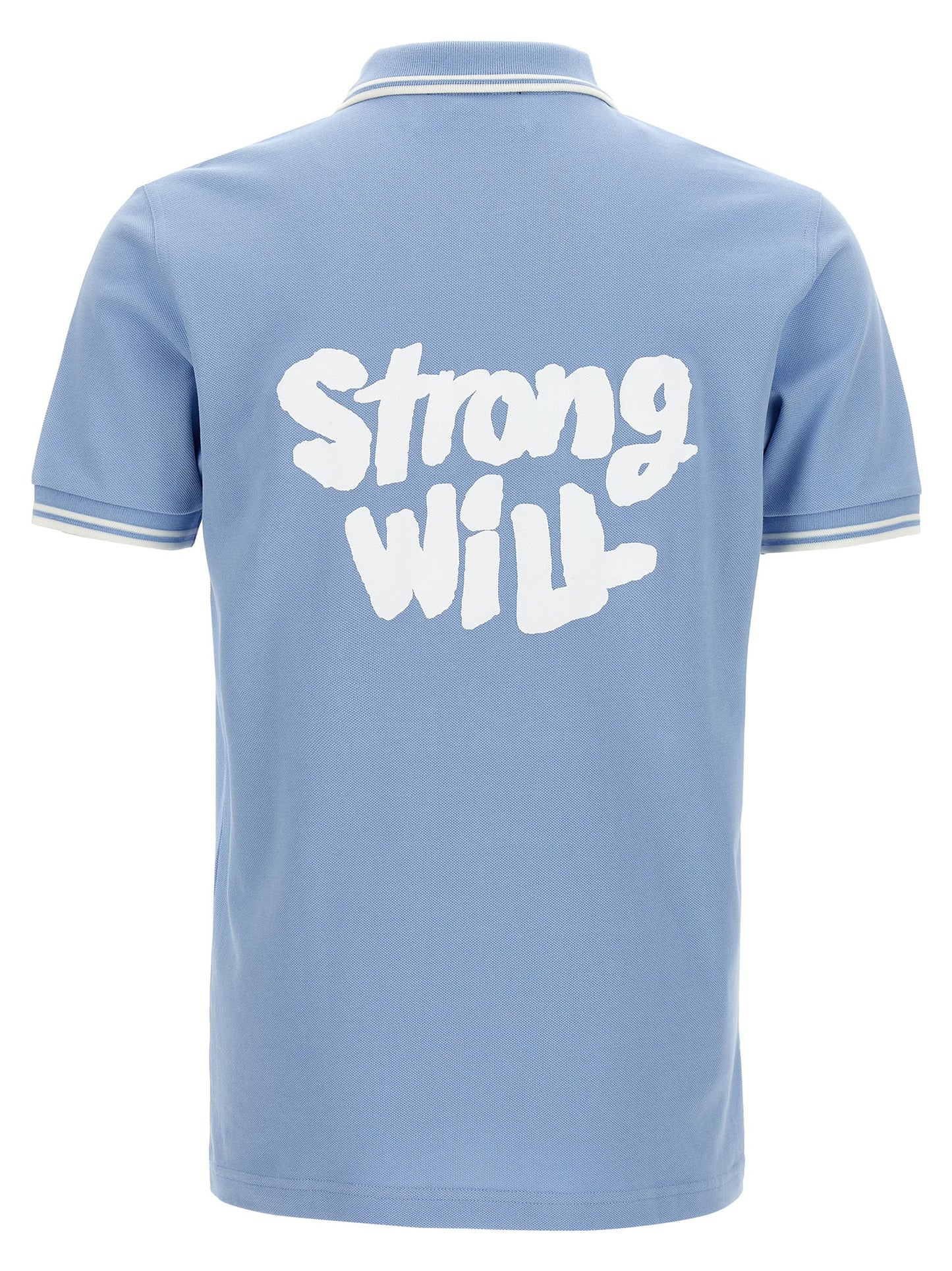 Polo Shirt by Comme Des Garçons for men in cotton light-blue & print showcases a enviable silhouette, featuring a refined and for a enviable finish.