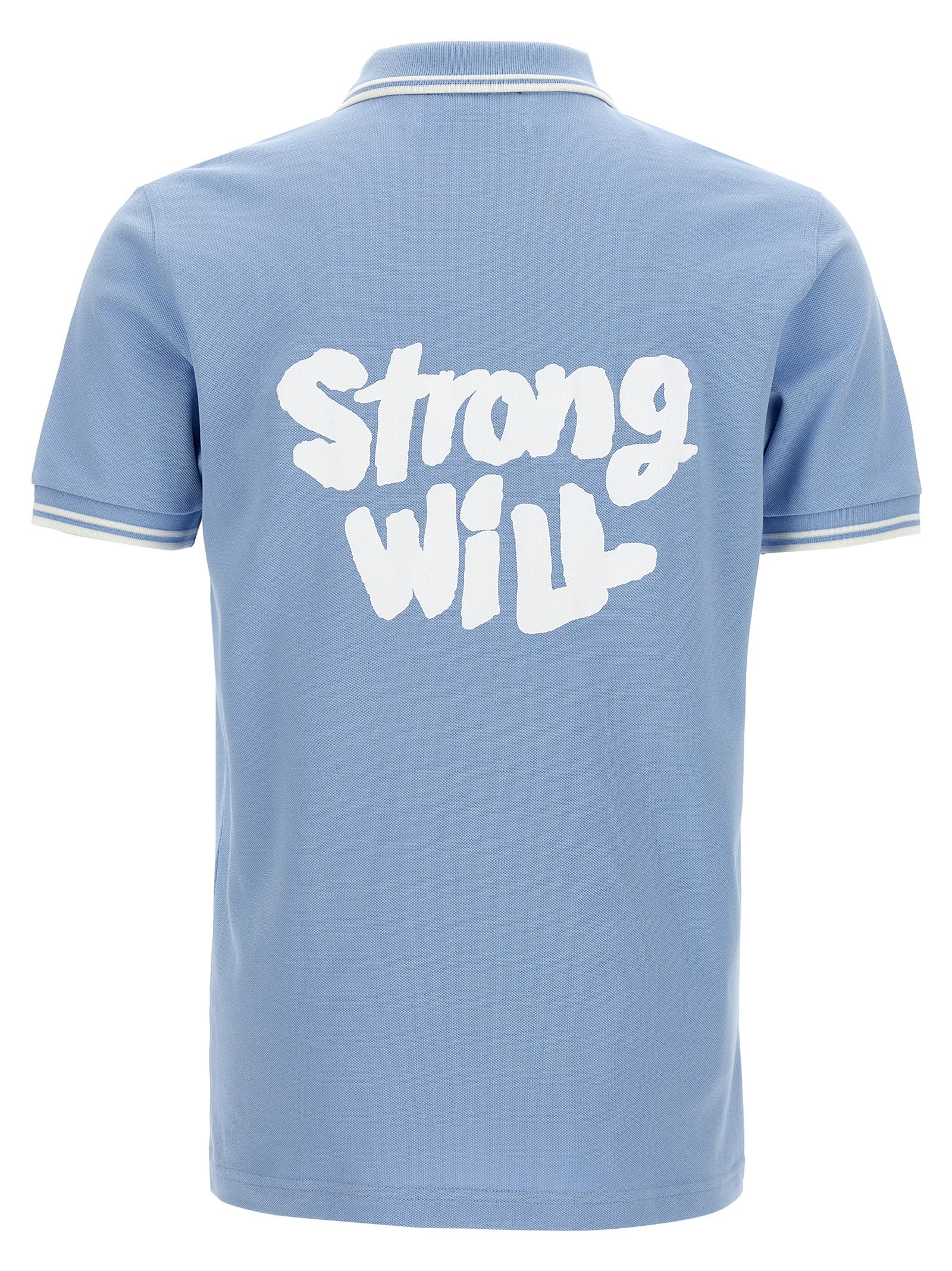 Polo Shirt by Comme Des Garçons for men in cotton light-blue & print showcases a enviable silhouette, featuring a refined and for a enviable finish.