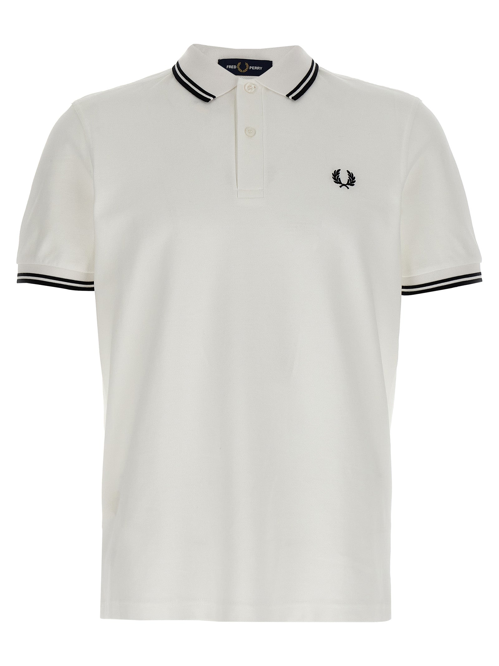 Polo Shirt by Comme Des Garçons for men in cotton white & print showcases a enviable silhouette, featuring a refined and short-sleeve for a enviable finish.
