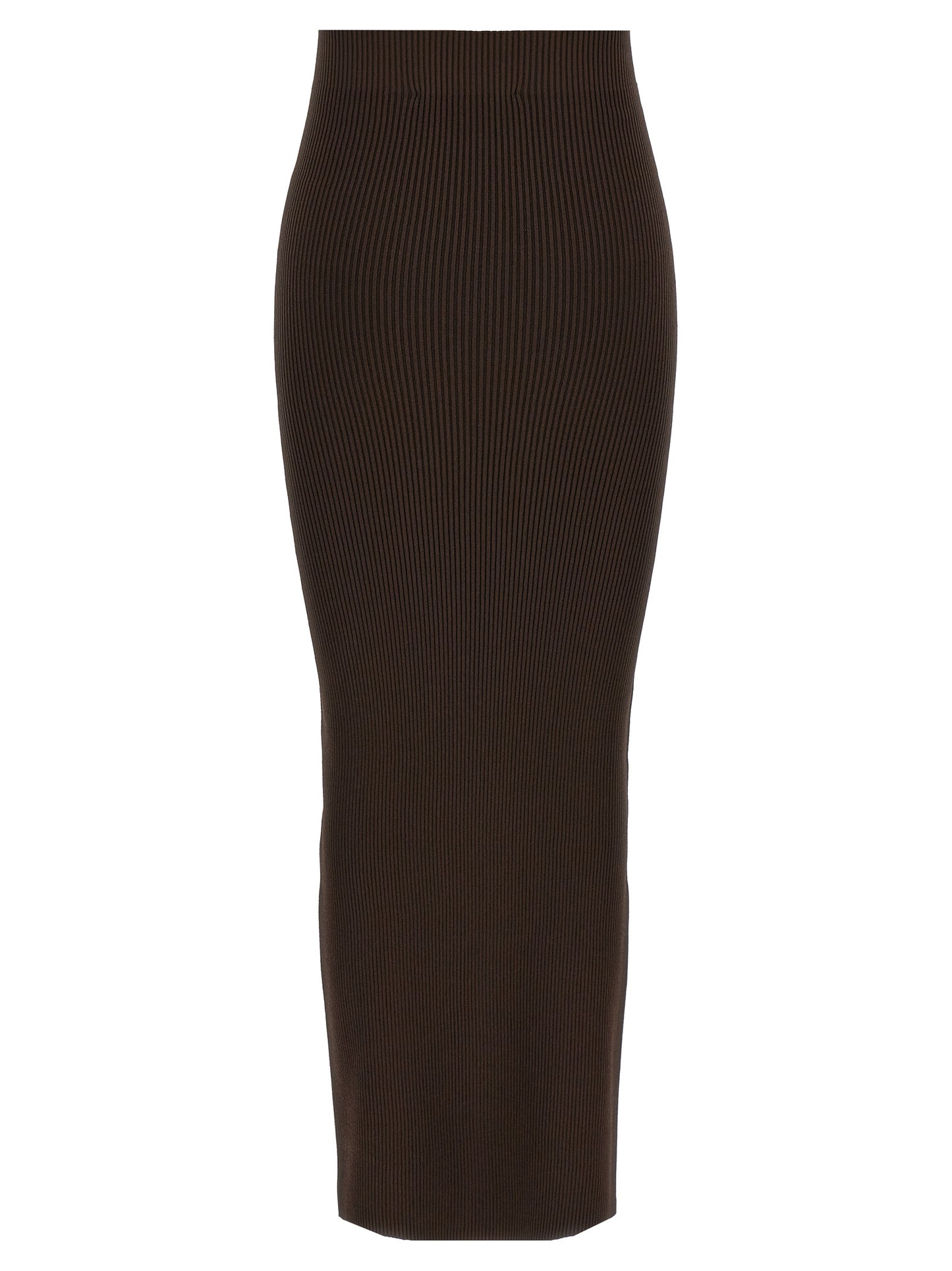 Skirt by Max Mara for women in viscose polyester crepe brown features an tailored silhouette, artfully capturing the essence of Women's Viscose Polyester Crepe Skirt in a sophisticated mini.