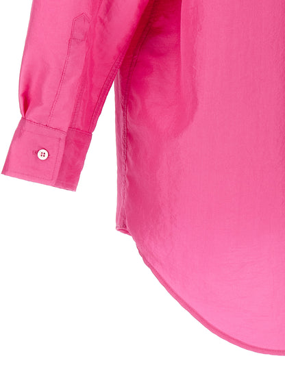 Shirt by Magliano for men in polyamide & polyester fuchsia features an polished silhouette, showcasing a sophisticated and detail for a truly polished finish.