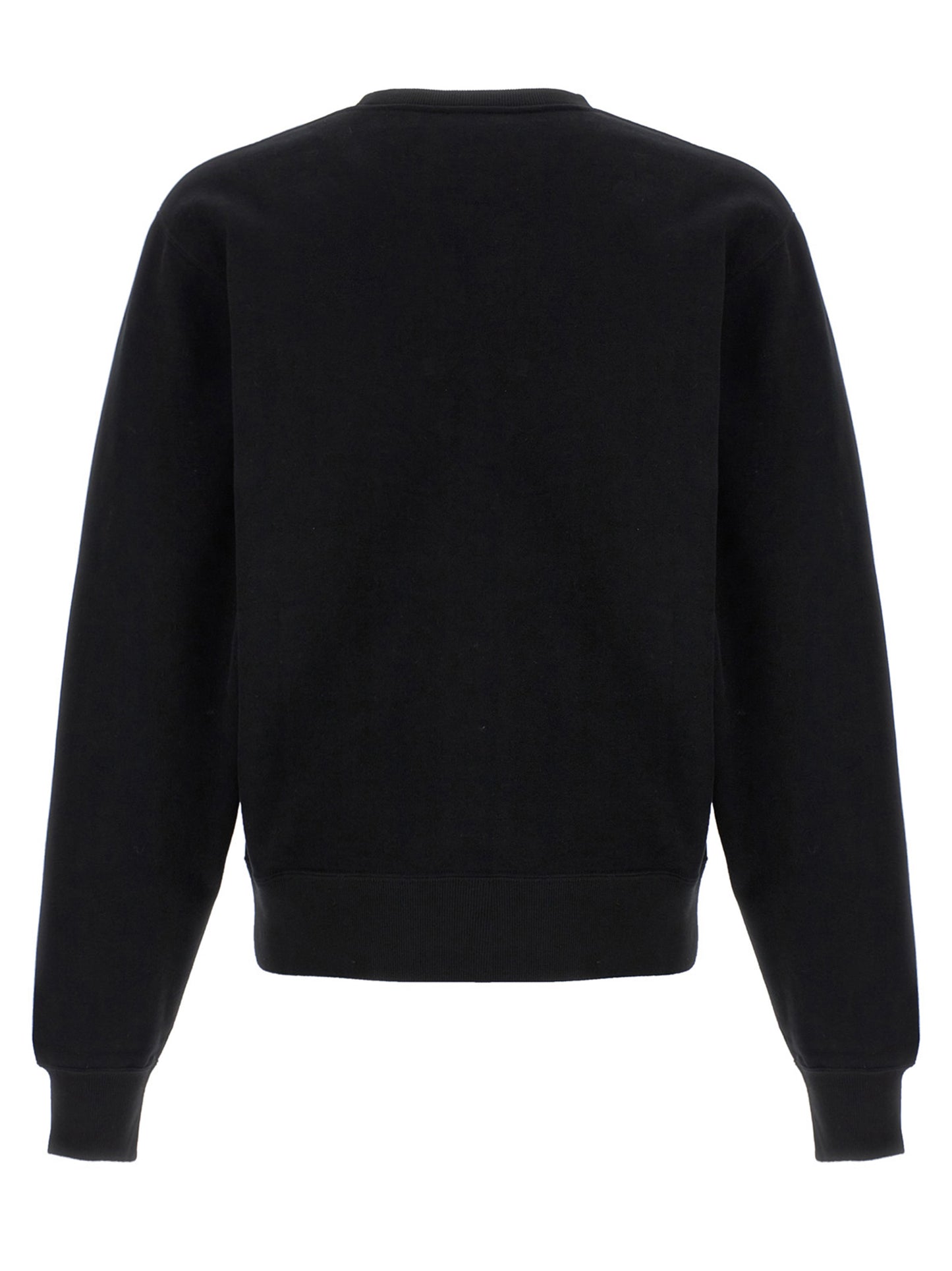 Sweatshirt by Saint Laurent for men in cotton black features an enviable silhouette, showcasing a premium and refined crew neckline for a truly enviable finish.