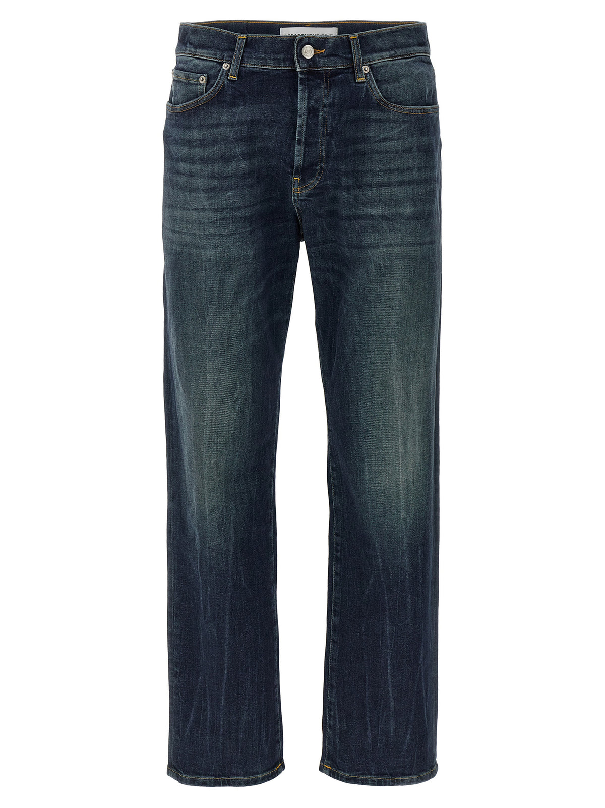 Department 5 Men's Straight Leg Stretch Denim Cotton Jeans - Blue