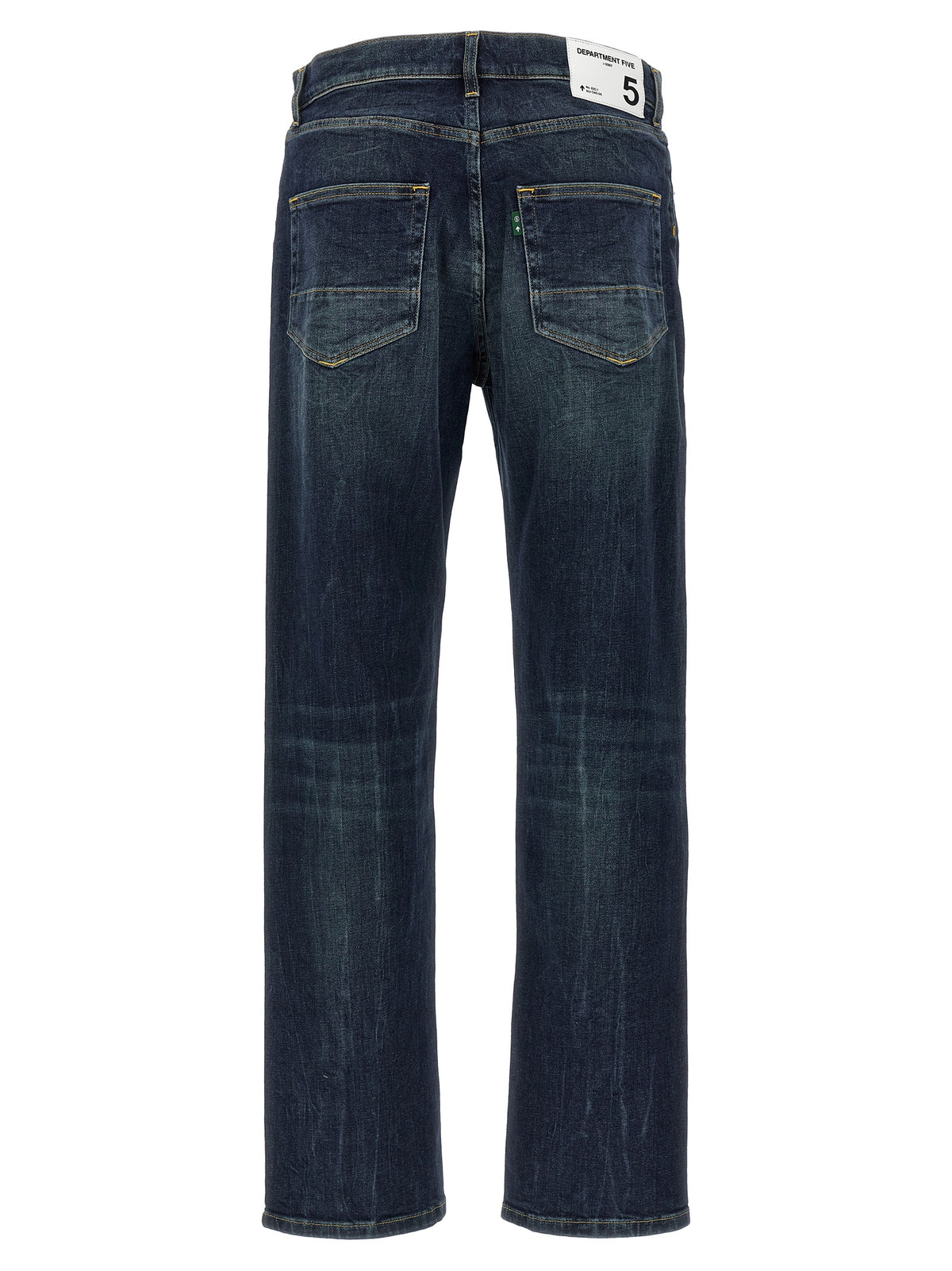 Department 5 Men's Straight Leg Stretch Denim Cotton Jeans - Blue