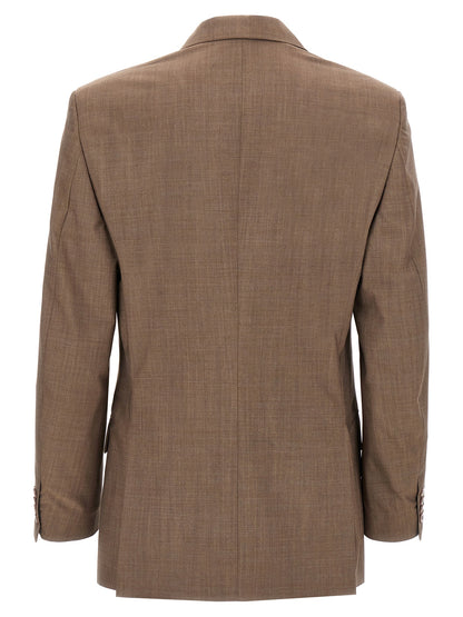 Blazer by Magliano for men in virgin wool brown features an stylish silhouette, showcasing a sophisticated and stylish for a truly stylish finish.