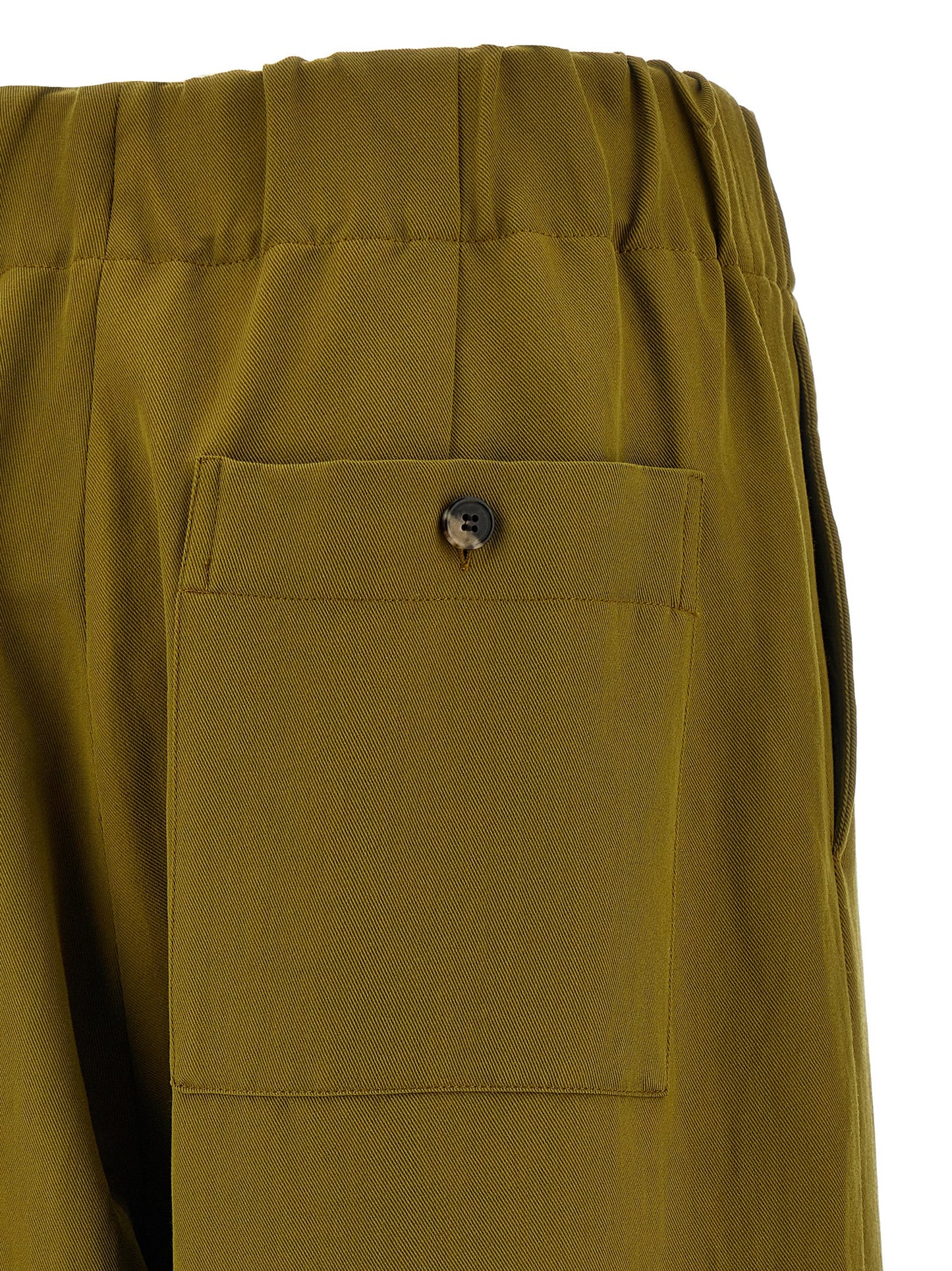 Casual Pants by Dries Van Noten for women in polyamide wool bicolour & green features a refined silhouette with a refined , defined by a and a refined long for a refined finish.