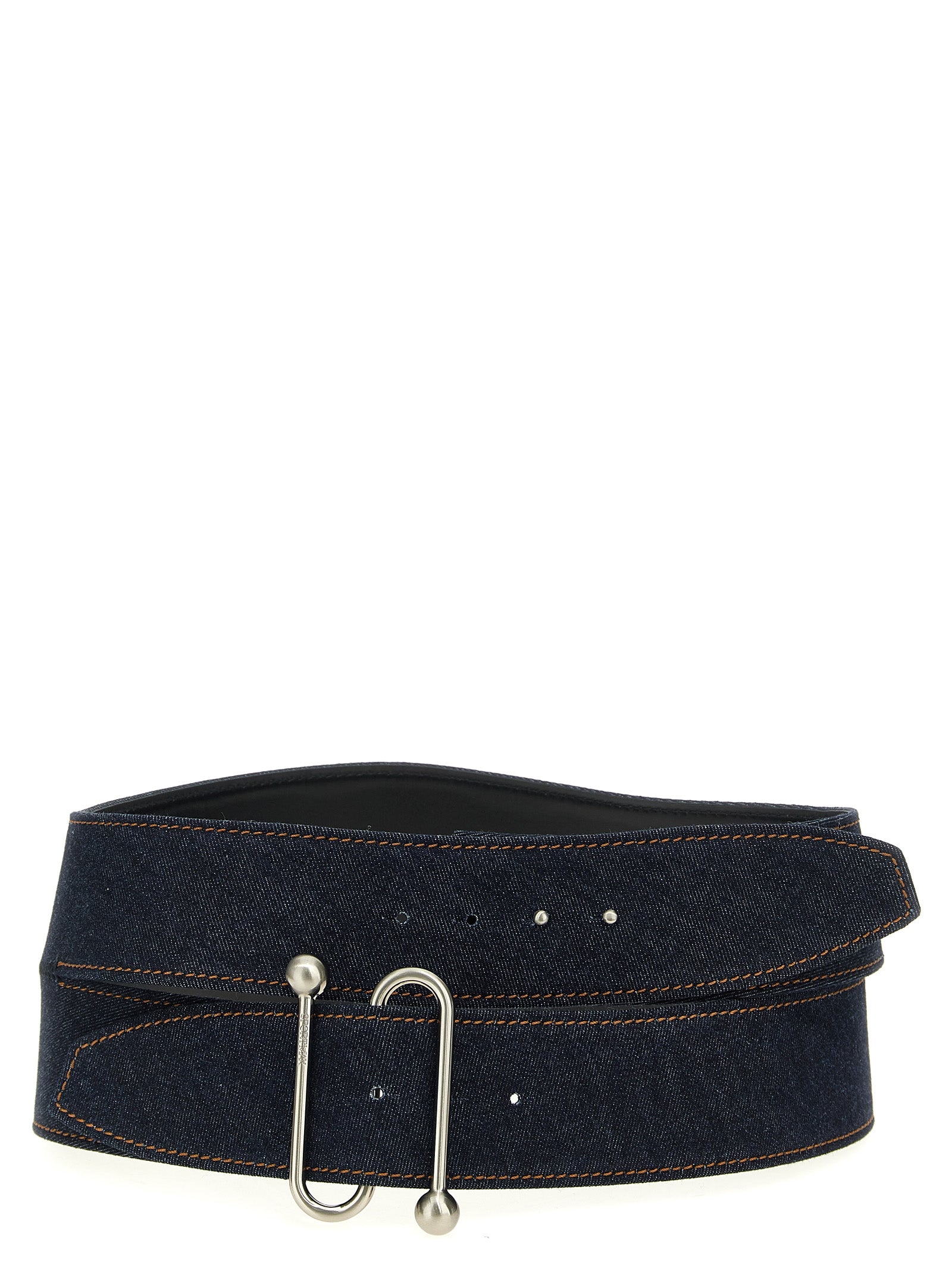Belt by Sportmax for women in denim cotton blue features an artisanal silhouette, showcasing the artisanal craftsmanship of the Denim Cotton Belt collection for a artisanal finish.