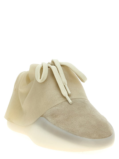 Sneakers by Fear Of God for men in silicone suede leather beige features an timeless silhouette from the Men's Fashion Silicone Suede leather Sneakers collection, showcasing a signature fashion style with an timeless finish.