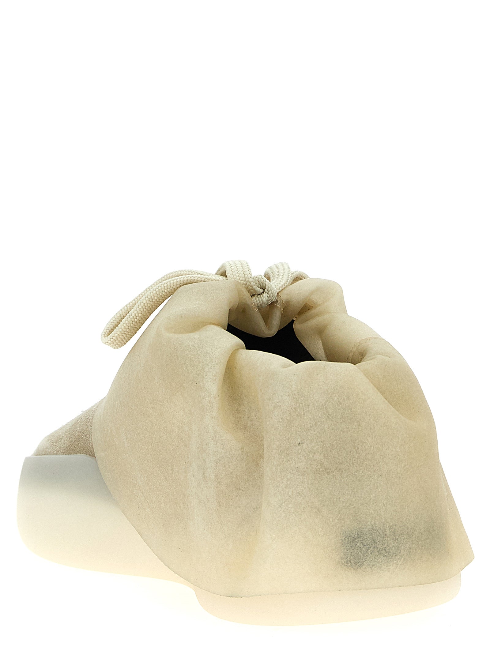 Sneakers by Fear Of God for men in silicone suede leather beige features an timeless silhouette from the Men's Fashion Silicone Suede leather Sneakers collection, showcasing a signature fashion style with an timeless finish.