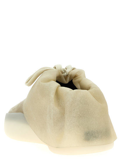Sneakers by Fear Of God for men in silicone suede leather beige features an timeless silhouette from the Men's Fashion Silicone Suede leather Sneakers collection, showcasing a signature fashion style with an timeless finish.