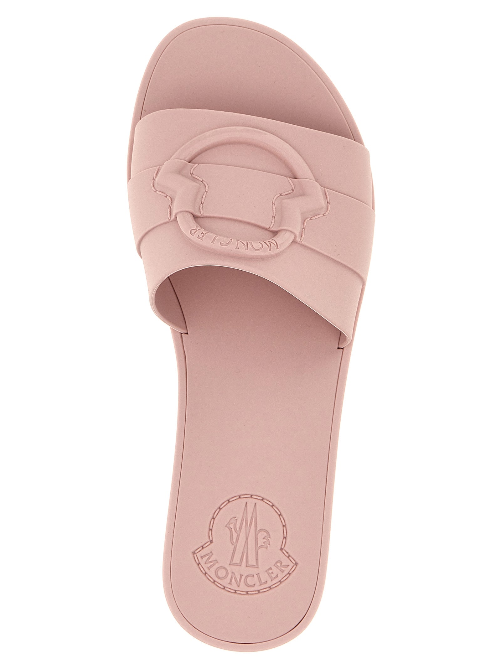 Sliders Flat Shoes by Moncler for women in thermoplastic polyurethane multicolor & pink showcases a enchanting silhouette as part of the Women's Thermoplastic Polyurethane Sliders Flat Shoes collection, defined by a enchanting and for a enchanting look.