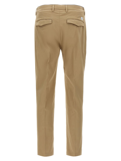Department 5 Beige Cotton Cropped Pants