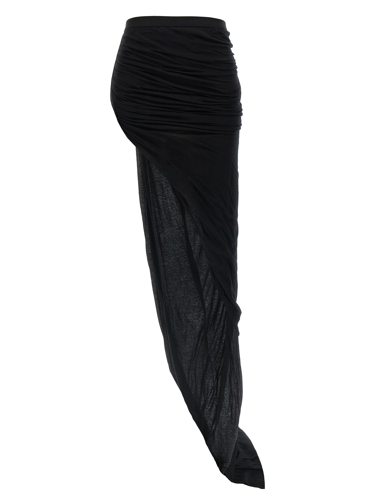 Rick Owens Women's Cotton Skirt - Black Transparent