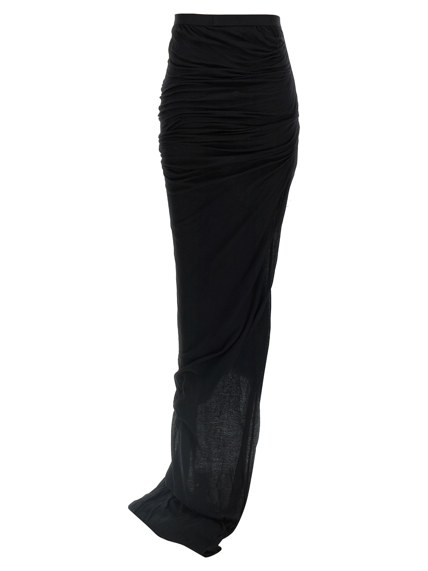 Rick Owens Women's Cotton Skirt - Black Transparent