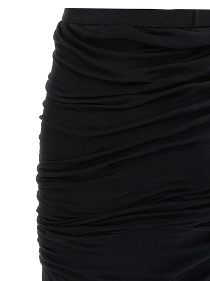 Rick Owens Women's Cotton Skirt - Black Transparent