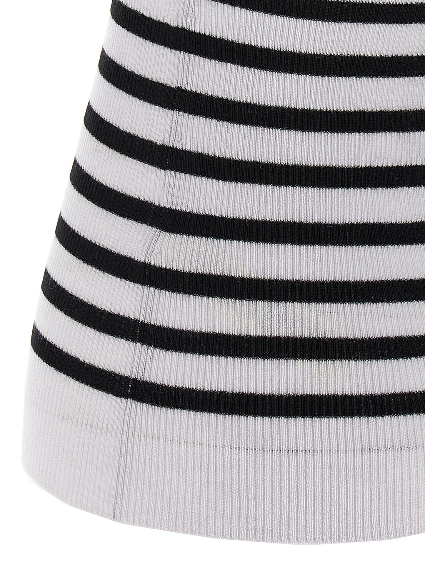 T-Shirt by Khaite for women in merino wool nylon & polyurethane bicolour, black & white features an on trend silhouette, perfectly showcasing a on trend and for an elevated aesthetic.