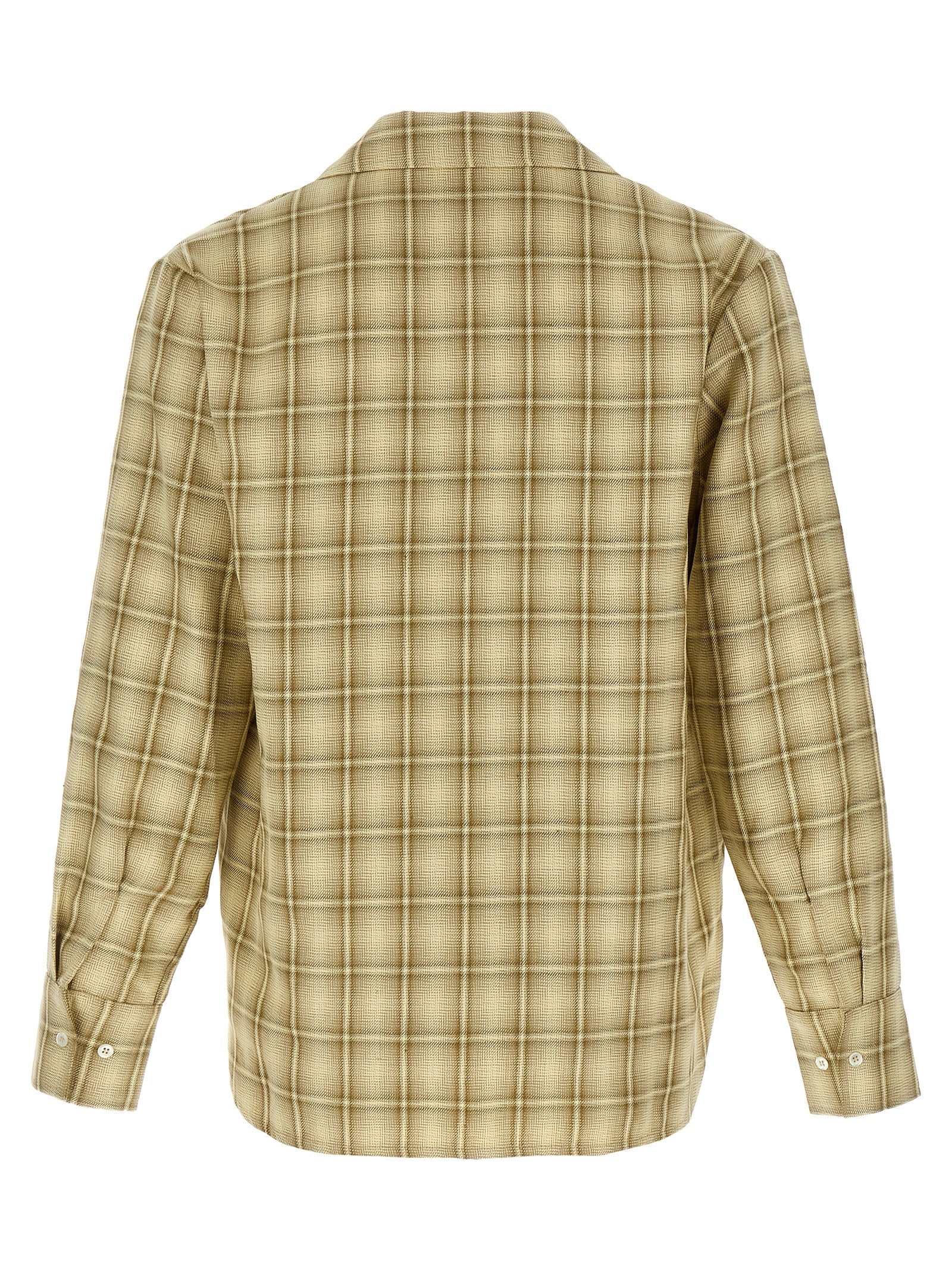 Shirt by SÉFR for men in linen cotton twill multicolor & print showcases a sublime silhouette, artfully detailed with a sublime and for a sophisticated, sublime finish.