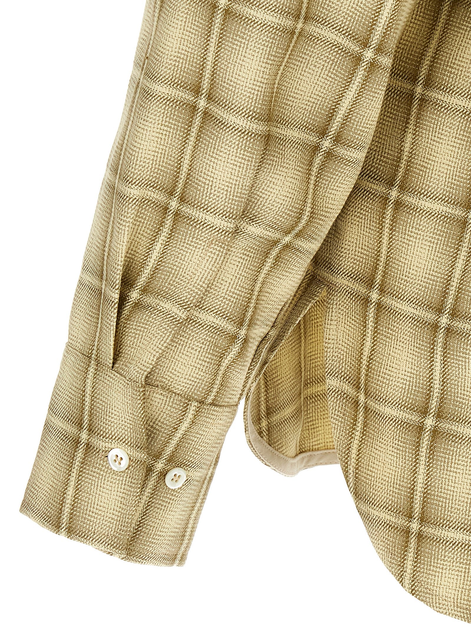 Shirt by SÉFR for men in linen cotton twill multicolor & print features an polished silhouette, showcasing a sophisticated and detail for a truly polished finish.