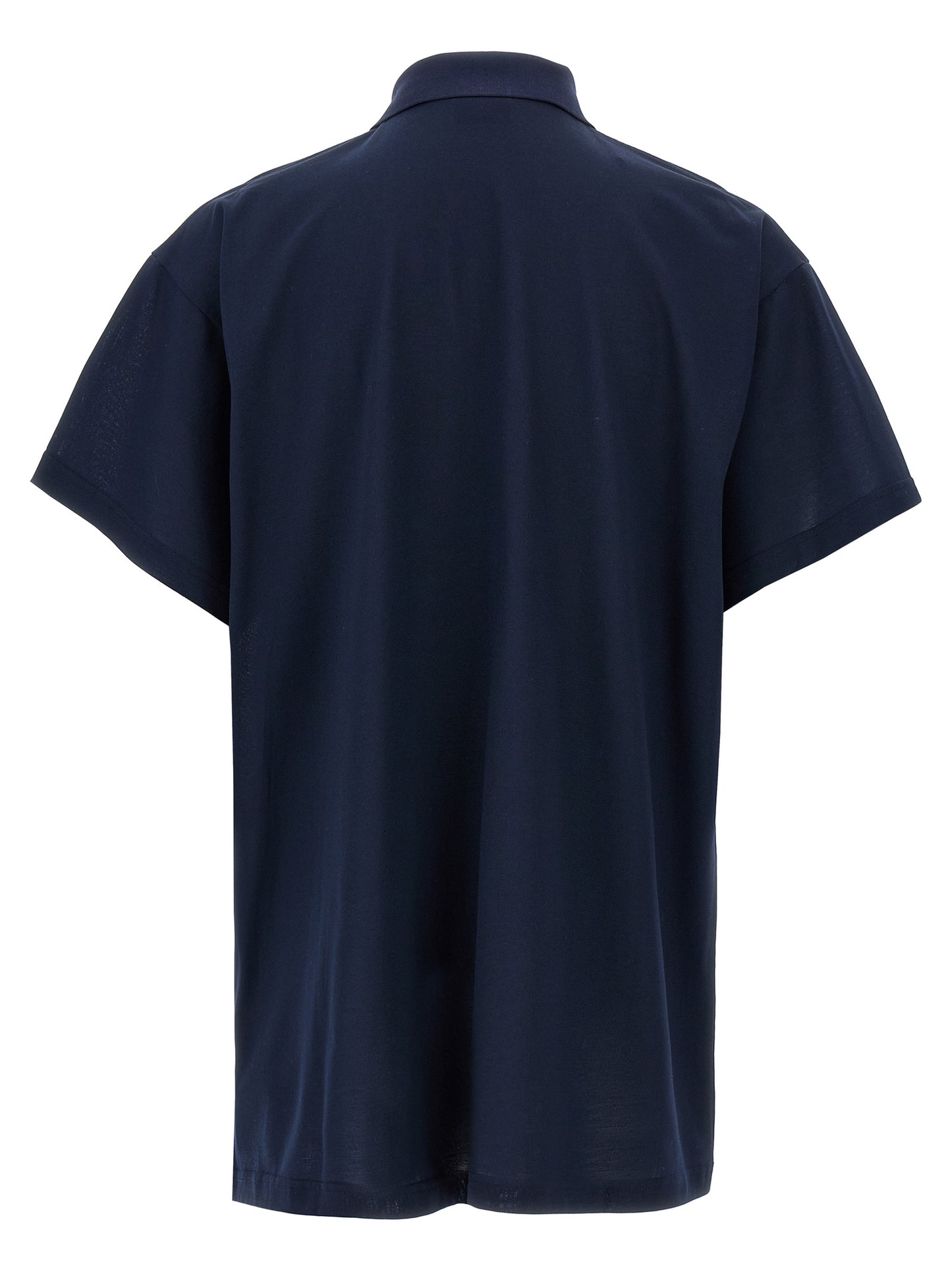 Polo Shirt by Balenciaga for men in cotton blue showcases a enviable silhouette, featuring a refined and for a enviable finish.
