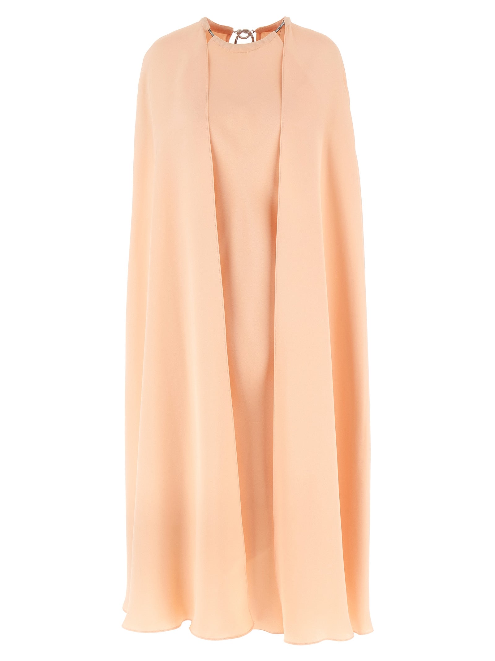 Dress by Max Mara for women in silk multicolor & pink showcases a striking silhouette, elegantly detailed with a , refined , and a striking midi for a striking finish.
