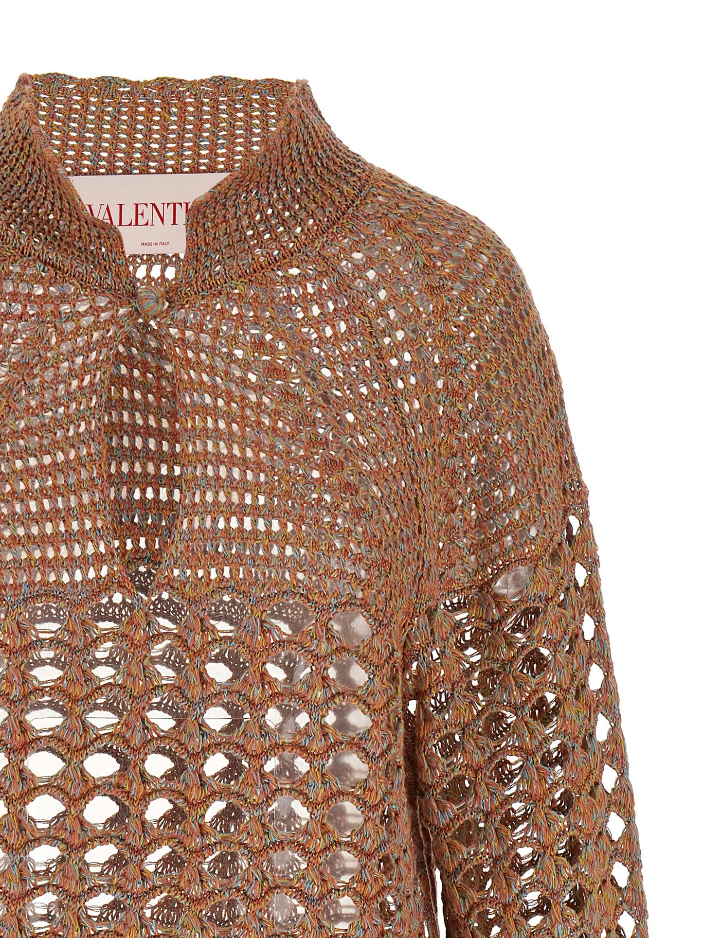Valentino Garavani Women's Straight Linen & Cotton Cardigan - Multicolor